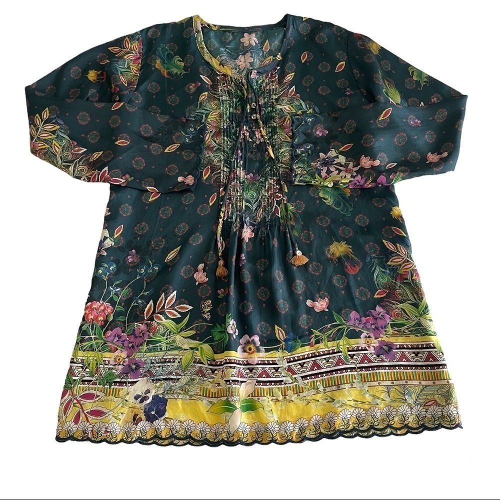 Johnny Was Silk Sami Top Style C17119-0